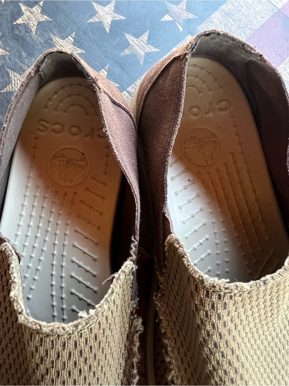 Crocs Slip-On Shoes in Light Brown